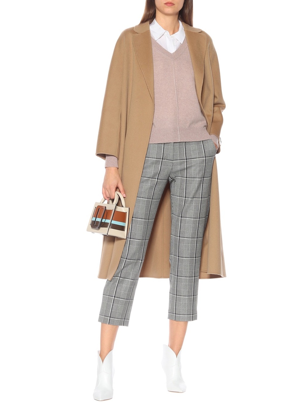 Velvet by Graham & Spencer Abigail Glen Plaid Straight Leg Crop Pants Size 8